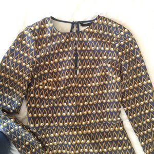 ZARA MOD ROMPER SKORT MINI DRESS SIZE SMALL